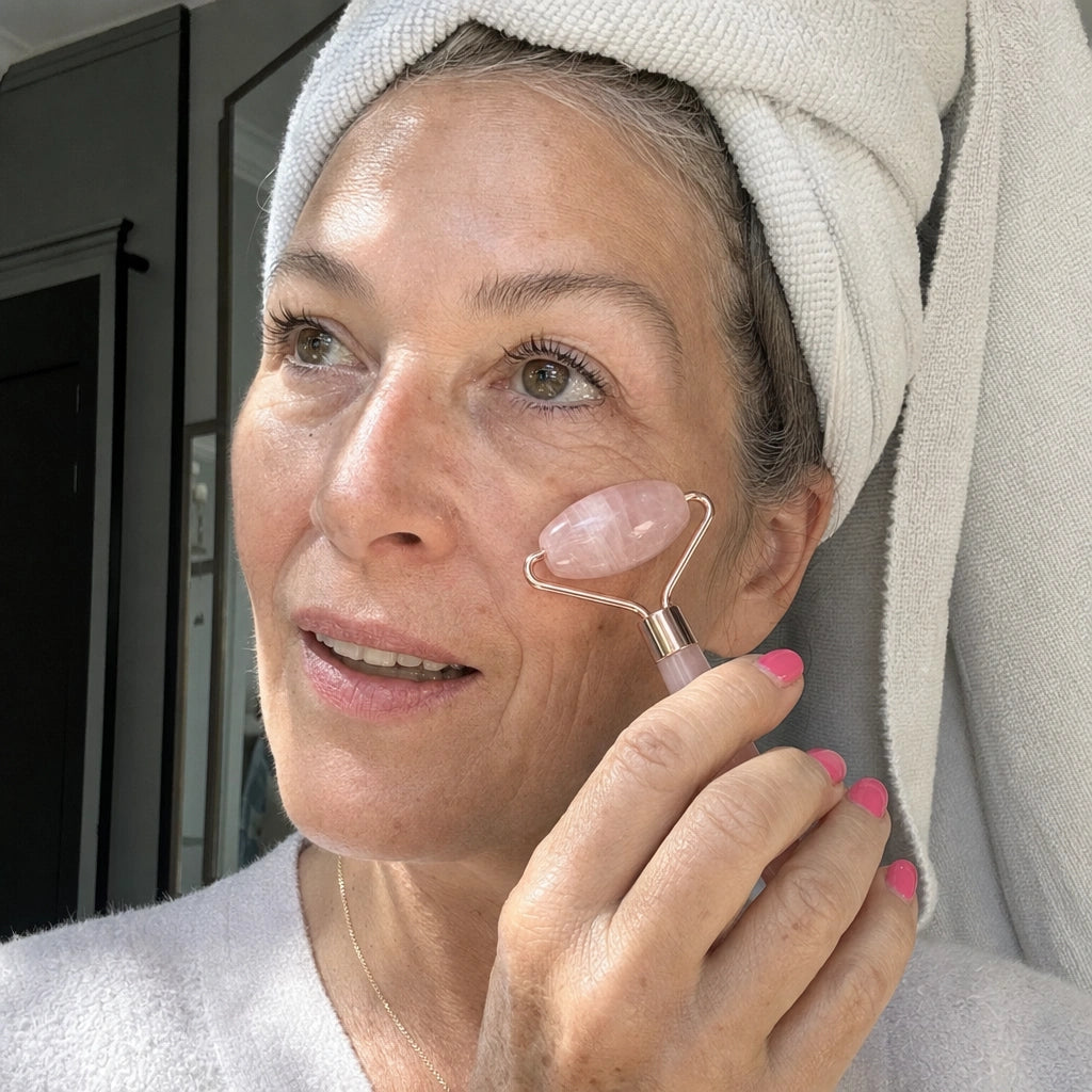 Rose Quartz Facial Roller
