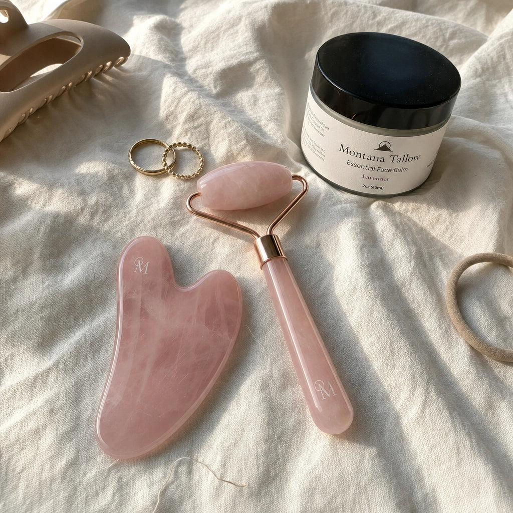Rose Quartz Facial Roller